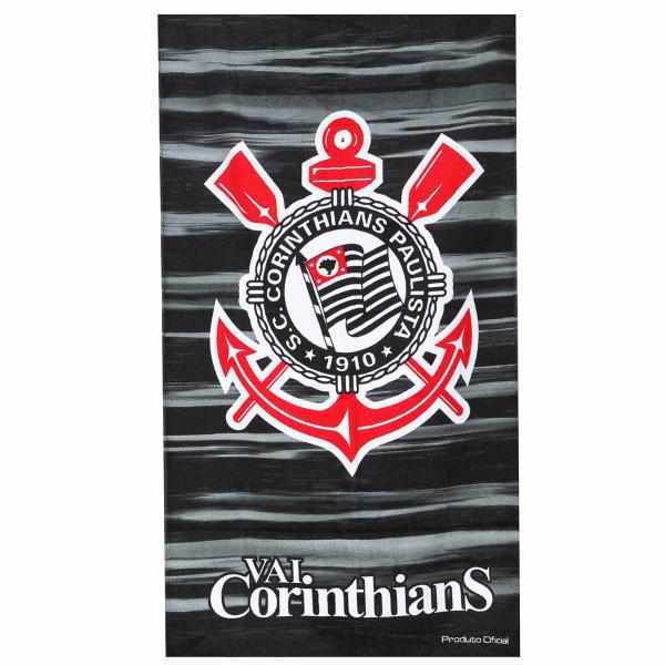 Toalha Corinthians Buettner Veludo Oficial