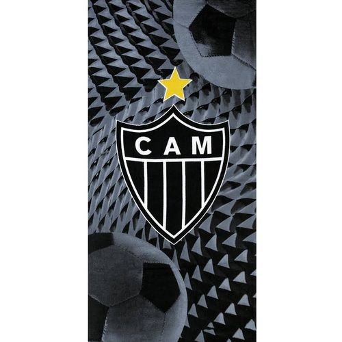 Toalha de Banho Atlético Mineiro Velour 76x152cm Dohler