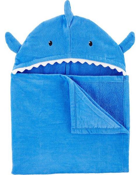 Toalha de Banho Azul Tubarão - Carters - Carter's