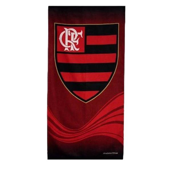 Toalha de Banho Buettner Bouton Veludo Flamengo