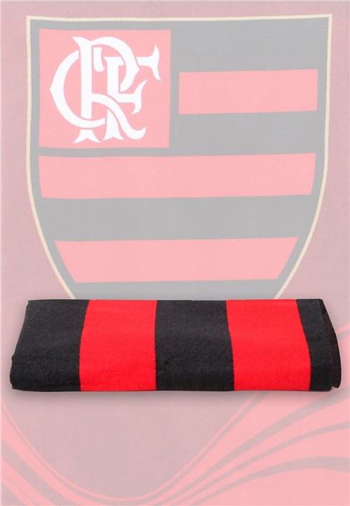 Toalha de Banho Buettner Veludo Flamengo Vinho