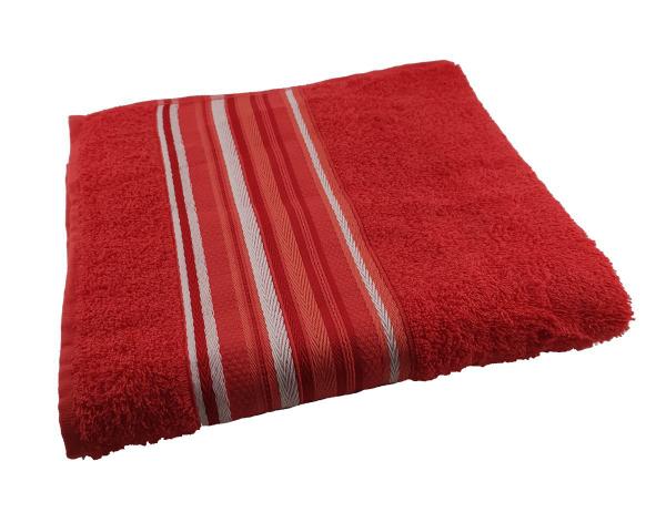 Toalha de Banho Camesa Vegas Vermelha 65cmx1,30m 1 Peça