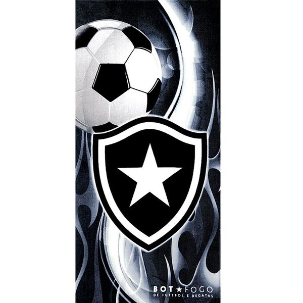 Toalha de Banho - Clubes de Futebol - Botafogo - Mod 05 - Aveludada - Dohler