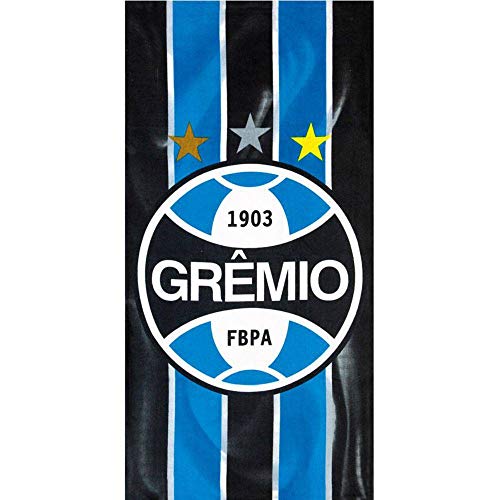 Toalha de Banho - Clubes de Futebol - Grêmio - Mod 09 - Aveludada - Dohler