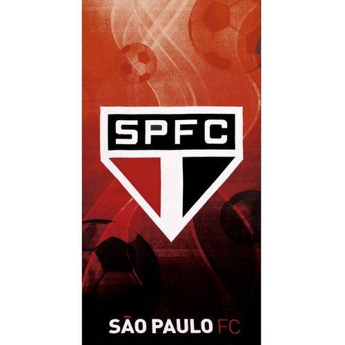 Toalha de Banho - Clubes de Futebol - São Paulo - Mod 02 - Aveludada - Dohler