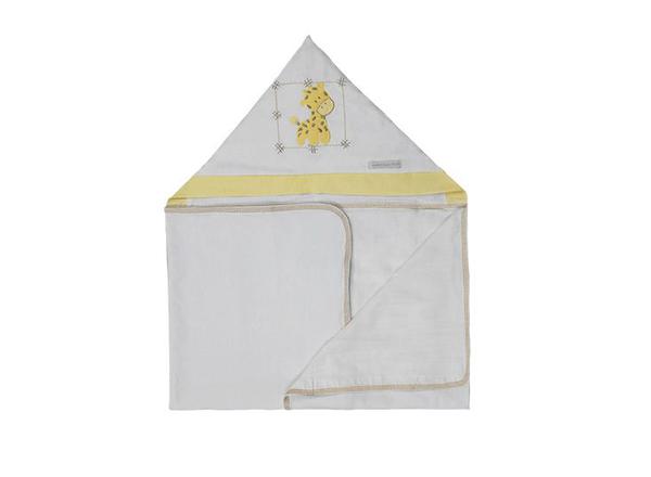 Toalha de Banho de Malha com Capuz - Girafa - Casa Del Grande