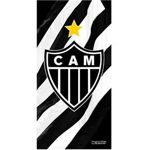 Toalha de Banho de Veludo Clubes de Futebol Atlético Mineiro - Buettner - Branco