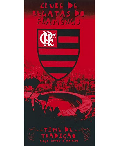 Toalha de Banho e Praia Aveludada Flamengo 01 Dohler Oficial