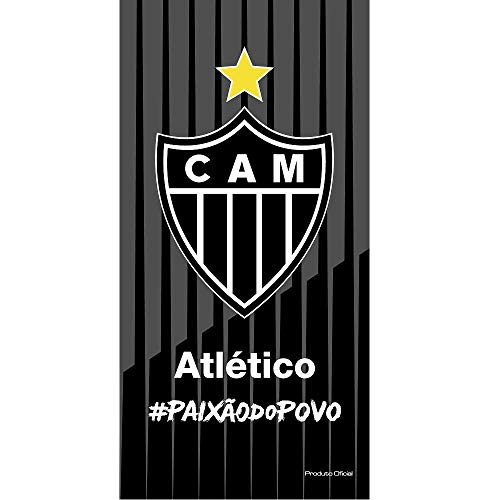 Toalha de Banho e Praia Time Aveludada Atlético Mineiro Oficial