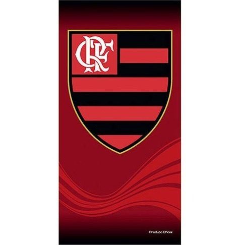 Toalha de Banho e Praia Time Aveludada Flamengo Oficial 1 - Buettner