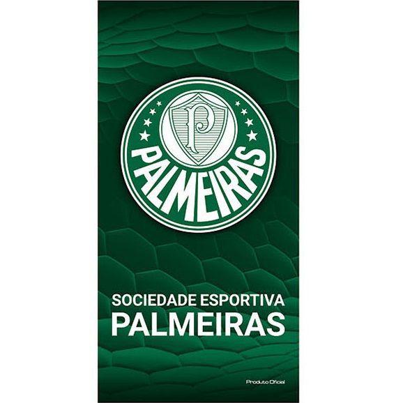 Toalha de Banho e Praia Time Aveludada Palmeiras Oficial - Buettner