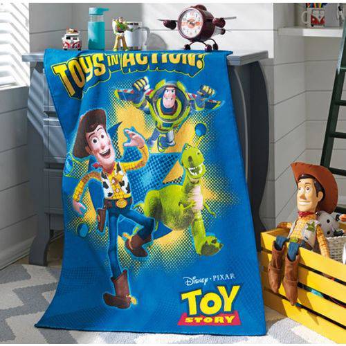 Toalha de Banho Felpuda 70 X 115cm Dohler Toy Story