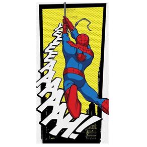 Toalha de Banho Felpuda Personagem Spider Man Yeah! - Lepper