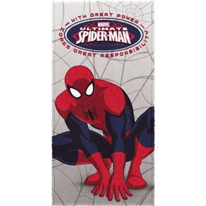 Toalha de Banho Felpuda Spider Man Ultimate Lepper (71) - Vermelho