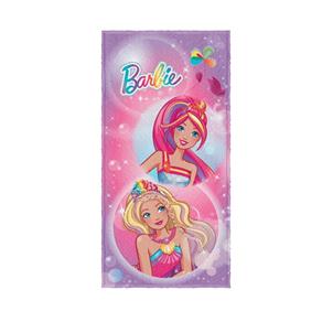 Toalha de Banho Felpudo Barbie Arco-Iris - Única