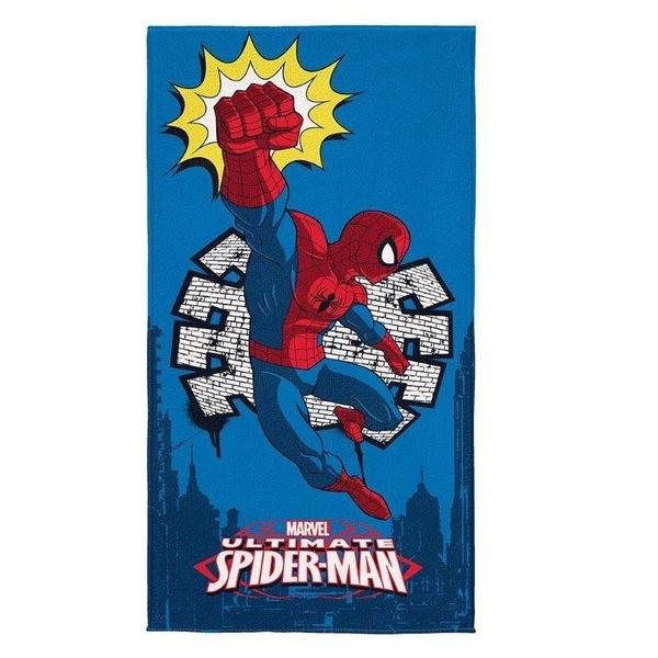 Toalha de Banho Infantil Aveludada Spider-Man Ultimate - Lepper