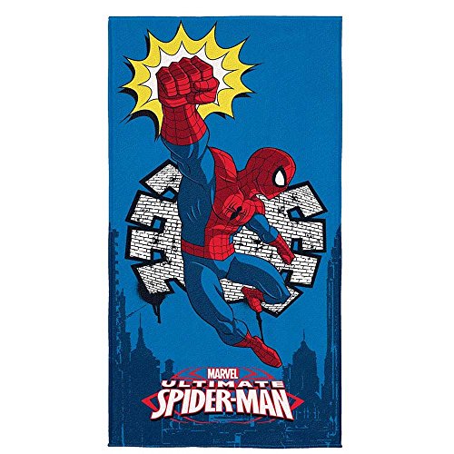 Toalha de Banho Infantil Aveludada Spider-Man Ultimate