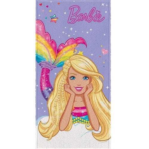 Toalha de Banho Infantil Felpuda Barbie R. Mágicos Lepper 2