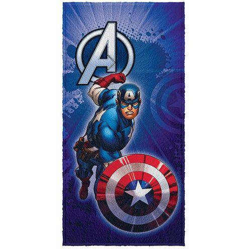 Toalha de Banho Infantil Lepper Capitão América Avengers