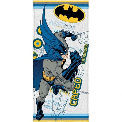 Toalha de Banho Infantil Lepper -Felpuda Estampada Batman