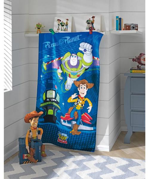Toalha de Banho Infantil - Toy Story 03 - Aveludada - Dohler
