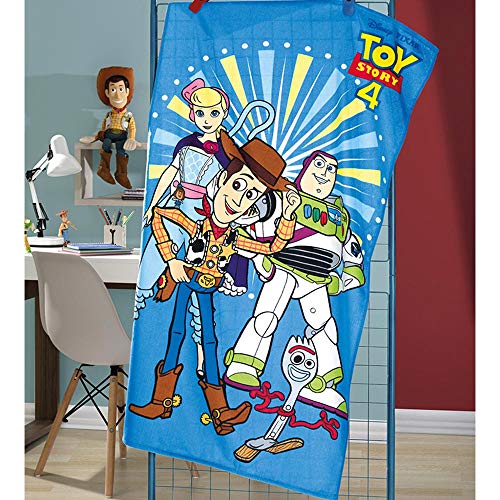 Toalha de Banho Infantil - Toy Story 4 - Aveludada - Dohler