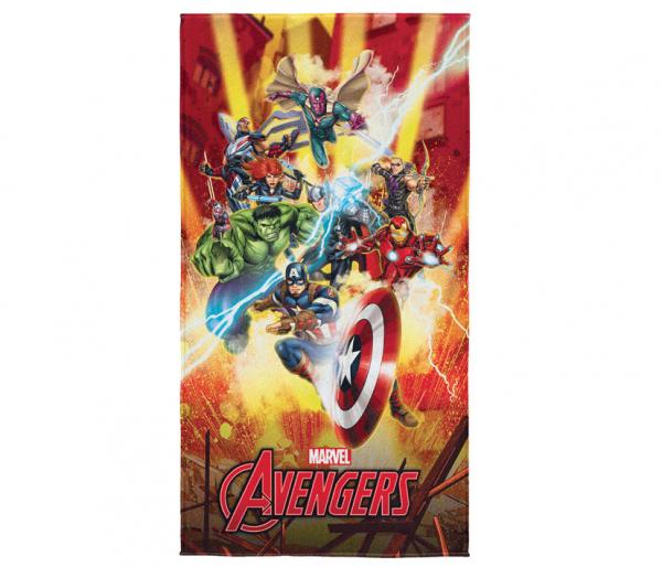 Toalha de Banho Infantil - Vingadores Avengers - Aveludada - Lepper