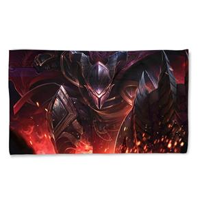Toalha de Banho League Of Legends Pantheon Caçador de Dragões Landscape 135x70cm - Vermelho