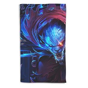 Toalha de Banho League Of Legends Rengar Caçador Noturno Portrait 135x70cm - Azul