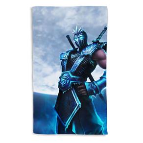 Toalha de Banho League Of Legends Shen Gélido Portrait 135x70cm - Azul
