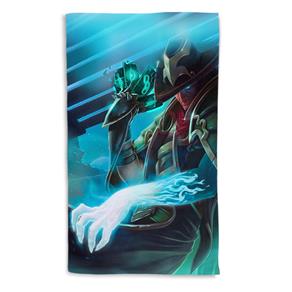 Toalha de Banho League Of Legends Twisted Fate do Submundo Portrait 135x70cm - Azul