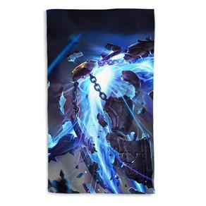 Toalha de Banho League Of Legends Xerath o Mago Ascendente Portrait 135x70cm - Azul