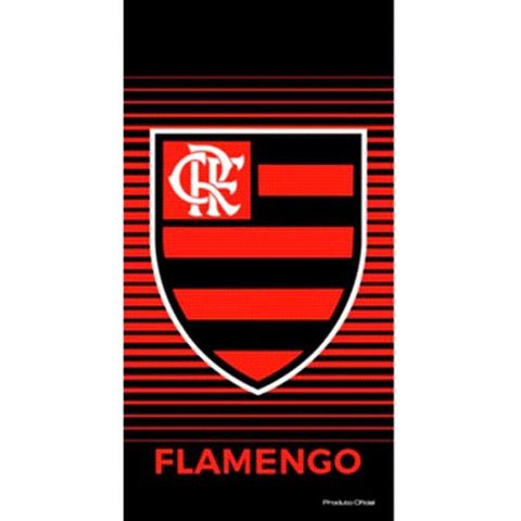 Toalha de Banho Normal Buettner -Aveludada Brasao Flamengo