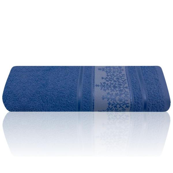 Toalha de Banho Santista Prata Ellen Azul