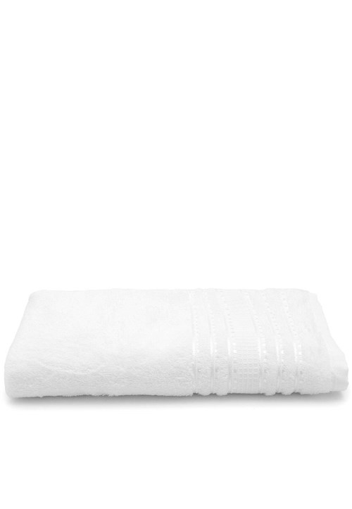 Toalha de Banho Santista Prata Olivia 70cmx1,35m Branco