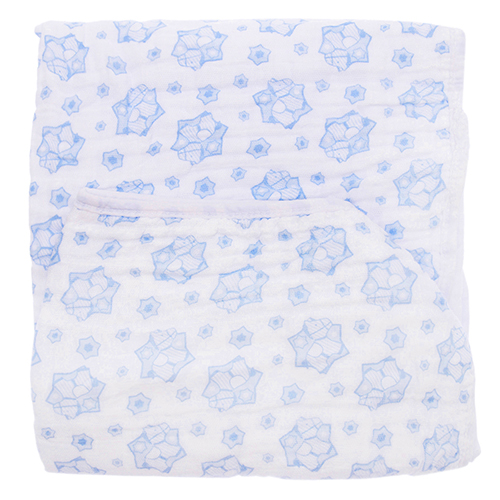 Toalha de Banho Soft Composê Azul 85cmx85cm