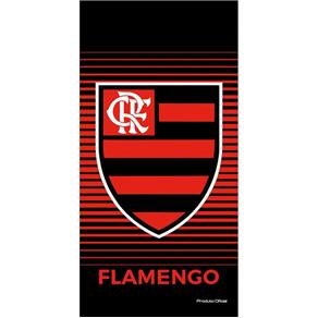 Toalha de Banho Veludo 100% Algodão Times de Futebol Buettner - Vermelho