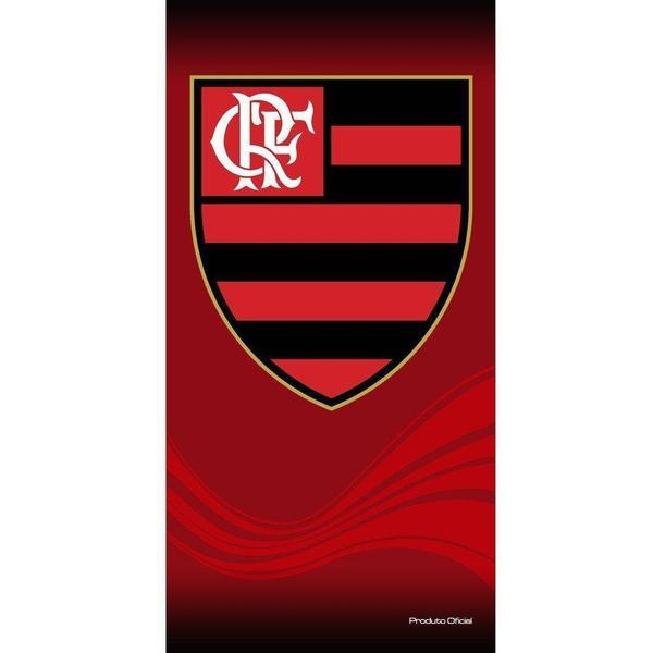 Toalha de Banho Veludo Flamengo Brasão Oficial - Buettner