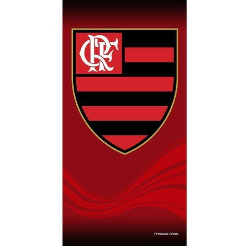 Toalha de Banho Veludo Flamengo Brasão