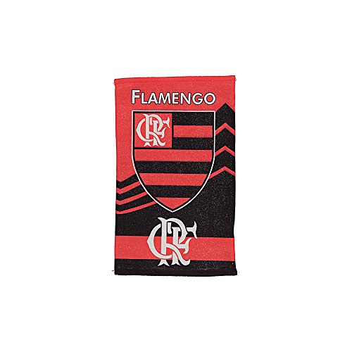 Toalha Pequena de Rosto Felpuda Time de Futebol Flamengo