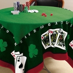 Toalha de Mesa Aveludada Jocker Baralho Poker Truco Lepper