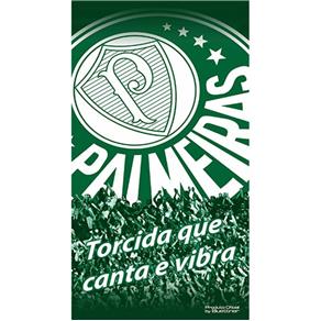 Toalha de Praia Buettner - Veludo - Estampado - Torcida - Clube do Brasil - Palmeiras