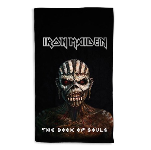 Toalha de Praia Heavy Metal Iron Maiden The Book of Souls Vertical