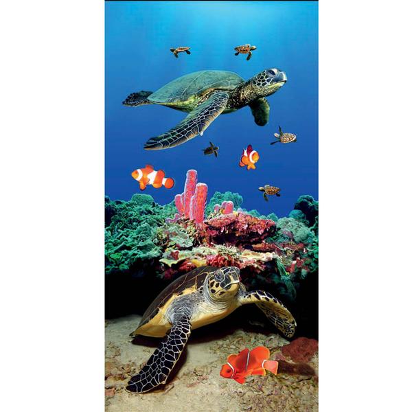 Toalha de Praia Resort Veludo Turtle 01 - Bouton