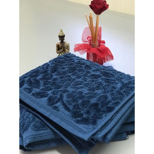Toalha de Rosto Glamour Garden - Azul Dark
