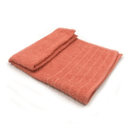 Toalha de Rosto Modelo Barra - Cor Rosa Escuro 45x69 Cm - Tecelagem Rosana