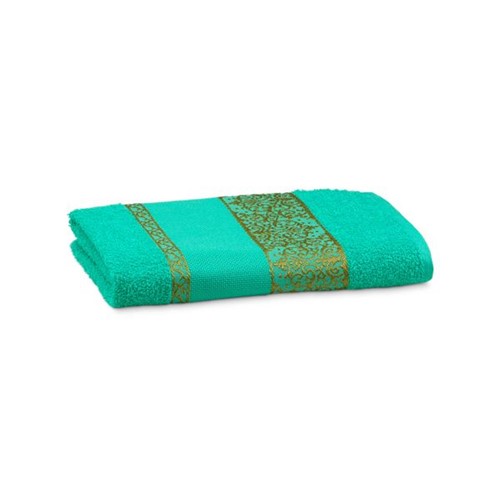 Toalha de Rosto para Bordar Lufamar Imperial - Cor Tiffany
