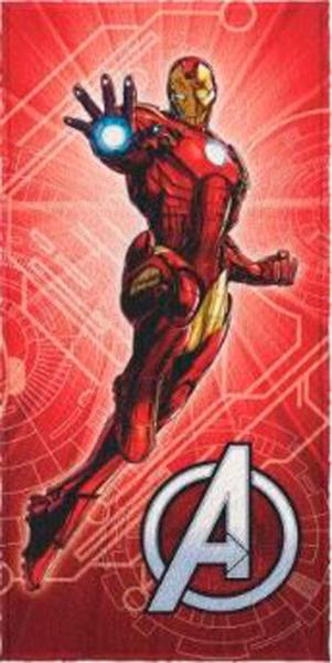 Toalha Felpuda de Banho Avengers Homem de Ferro - Lepper