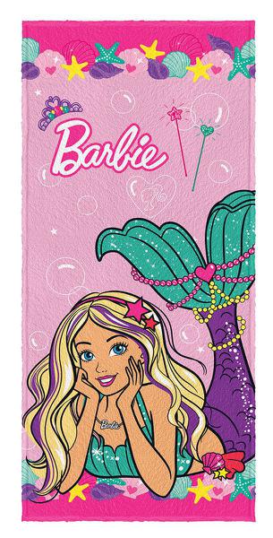 Toalha Felpuda de Banho Estampada Barbie Reinos Magicos 2 - 60 Cm X 1,20 M - Lepper
