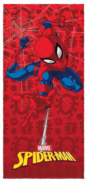 Toalha Felpuda Spider Man Lepper 60x120cm